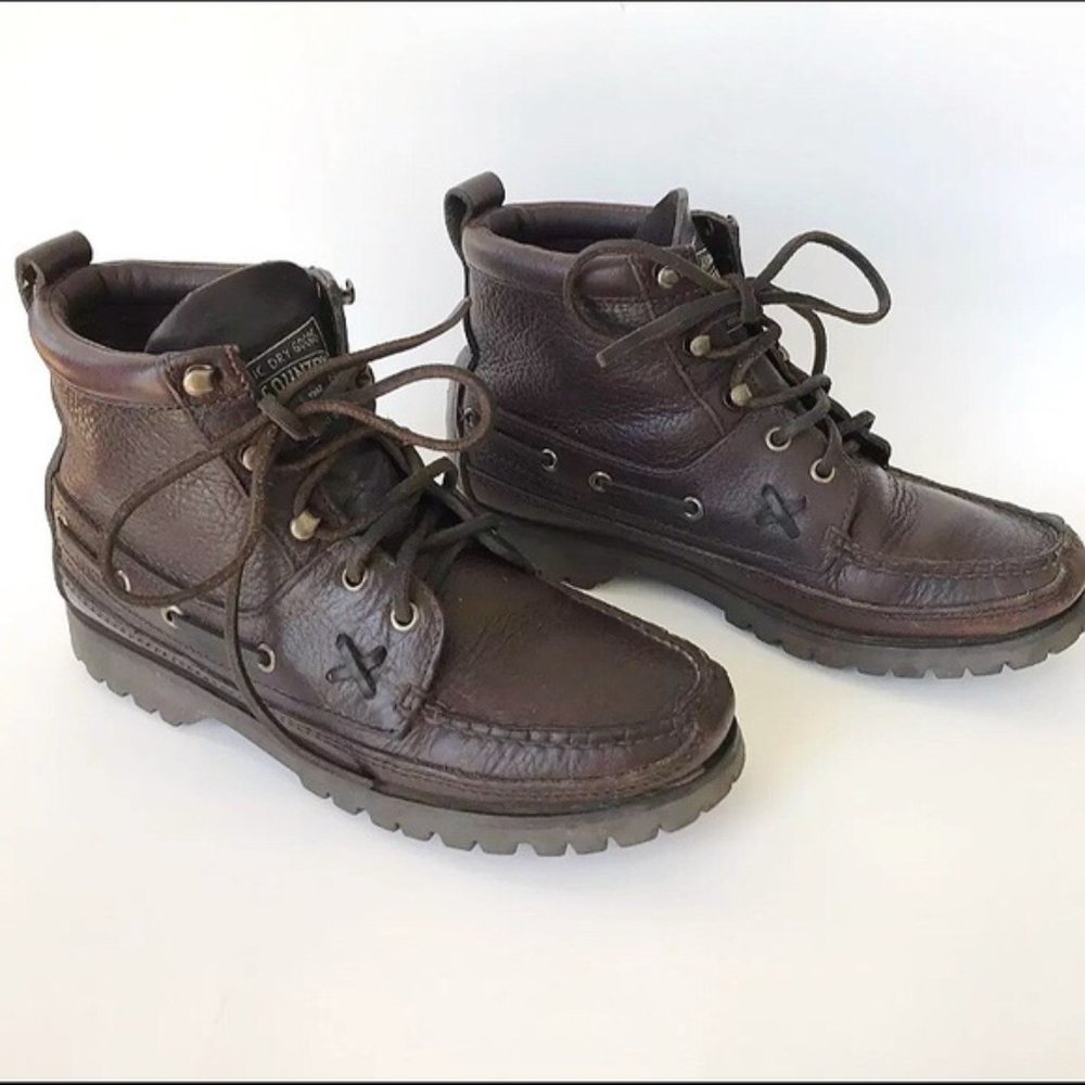 Ralph Lauren POLO Brown Leather Boots